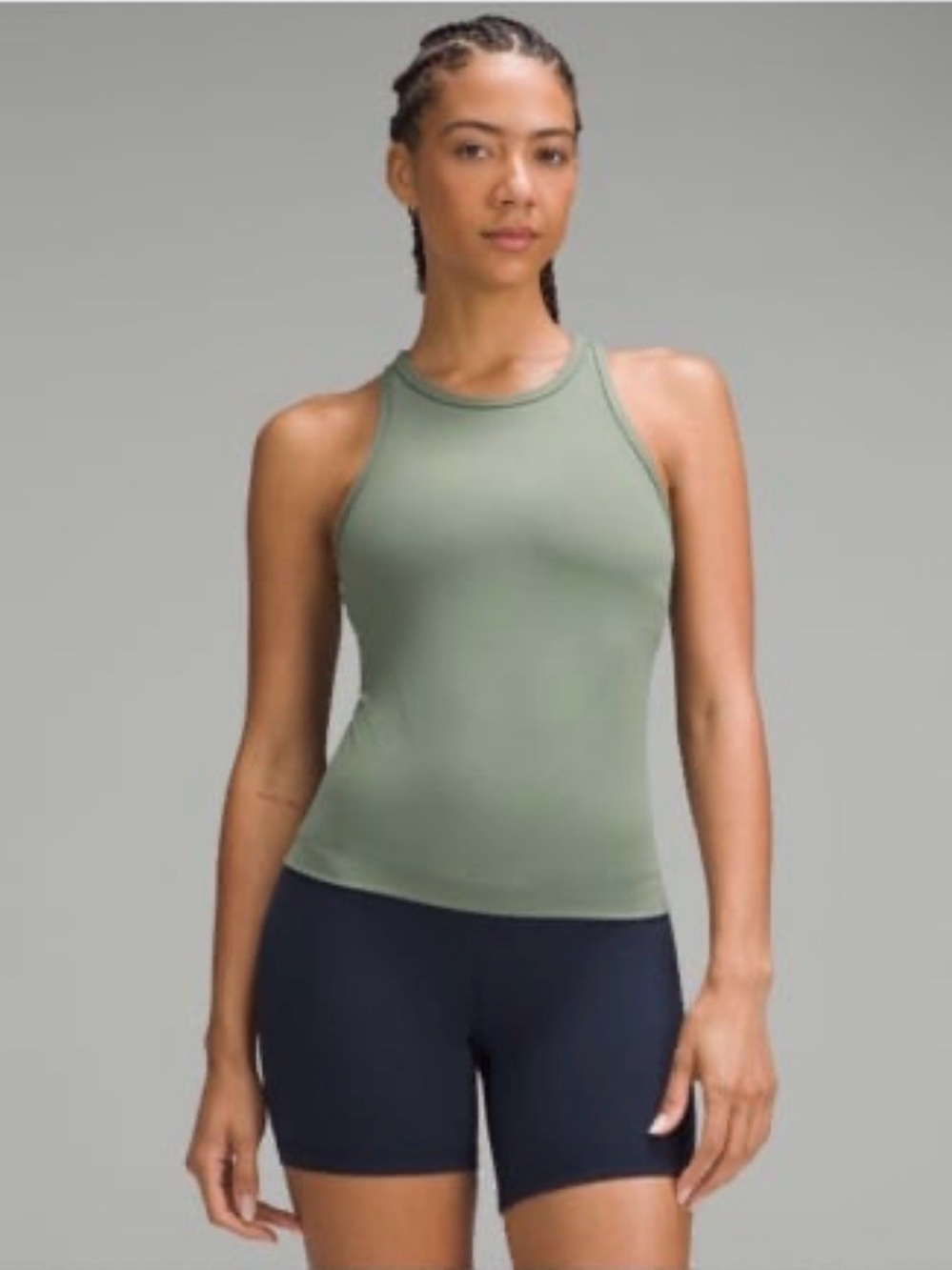 lululemon align waist length Racerback tank size 4 in Willow leaf